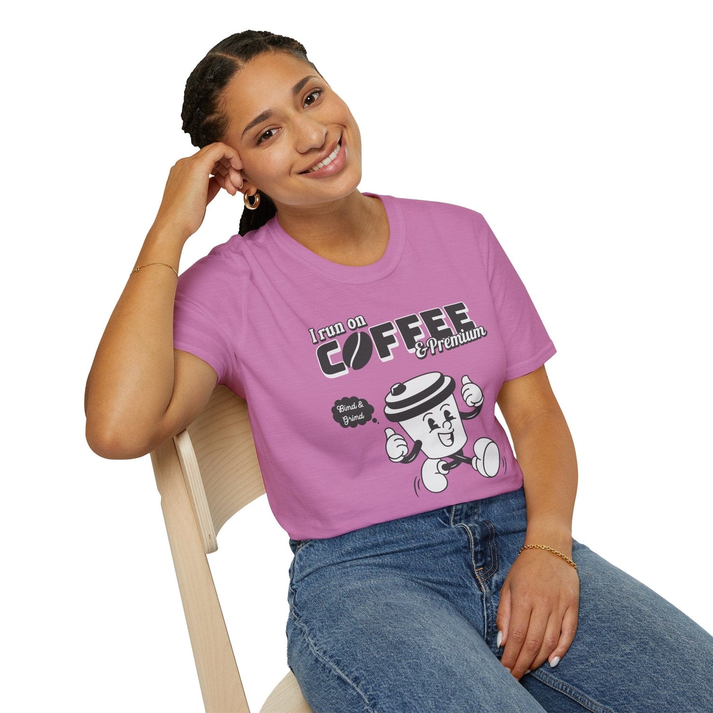 Insurance agents run on coffee and premium retro vintage t shirt soft heathered
