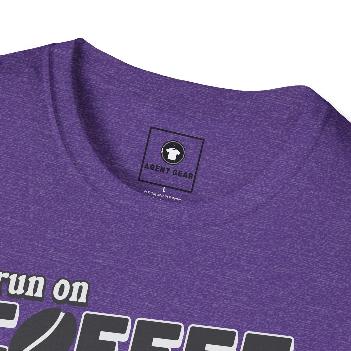 Insurance agents run on coffee and premium retro vintage t shirt soft heathered