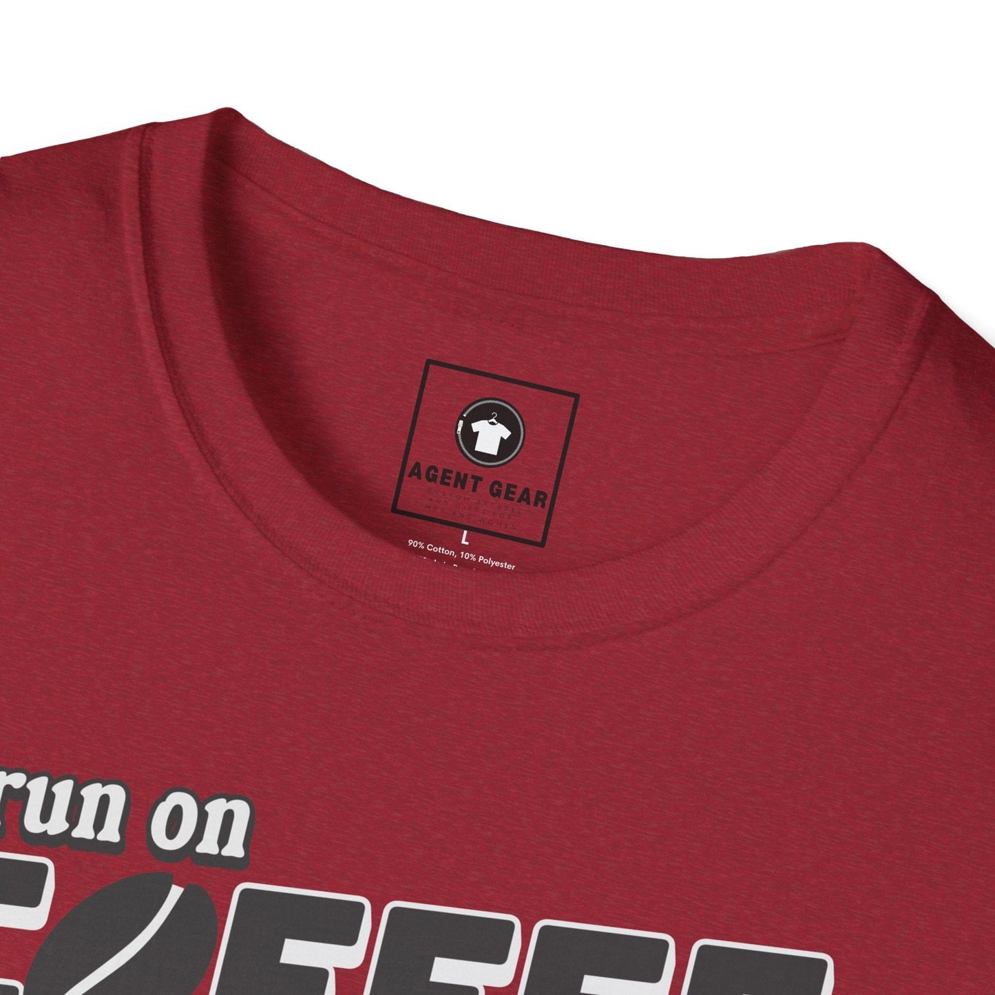 Insurance agents run on coffee and premium retro vintage t shirt soft heathered