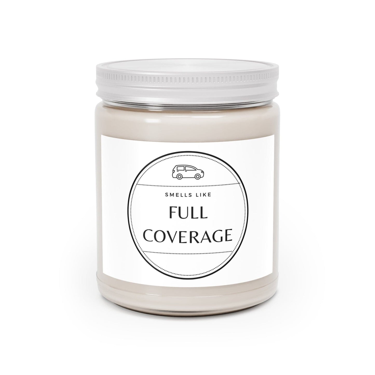 Printify Home Decor Comfort Spice / One size Smells Like Full Coverage Candle the most elusive scent Insurance Agent Joke Candle