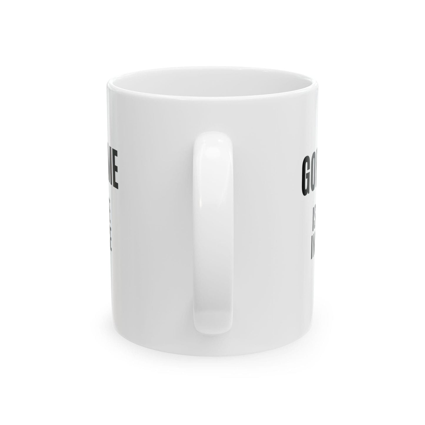 Printify Mug Go Fund Me is not Life Insurance Ceramic Coffee Mug Funny Insurance Agent Mug