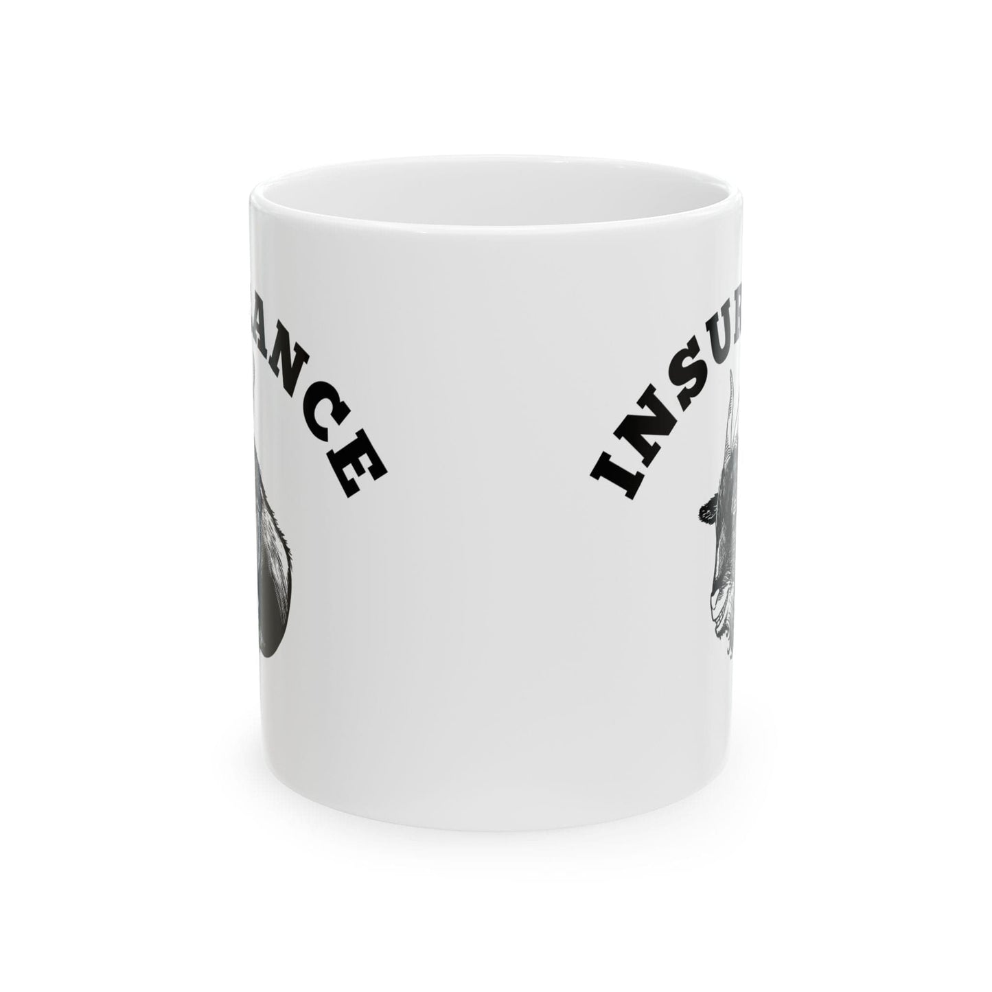 Printify Mug Goat of Insurance Ceramic Mug, (11oz, 15oz)