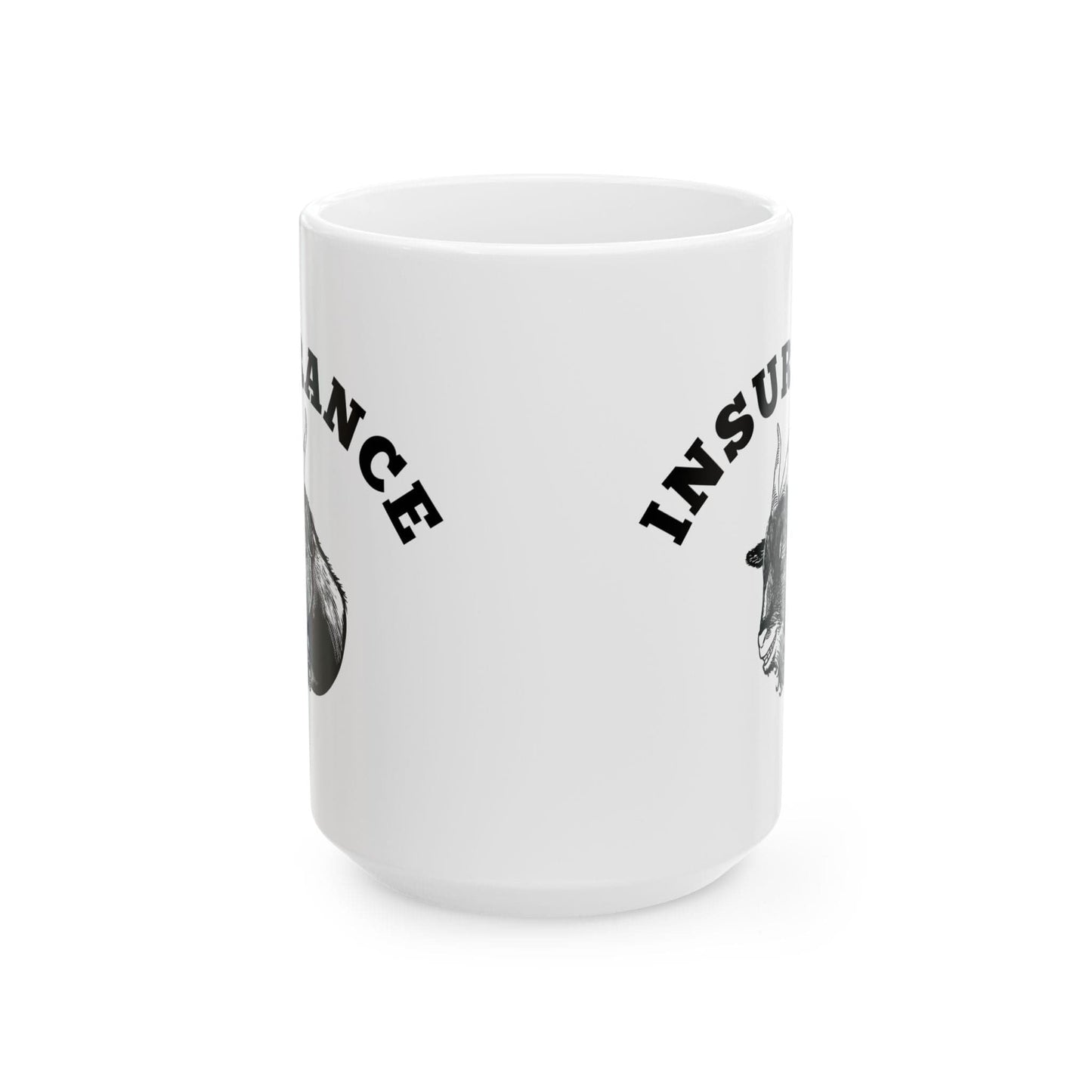 Printify Mug Goat of Insurance Ceramic Mug, (11oz, 15oz)