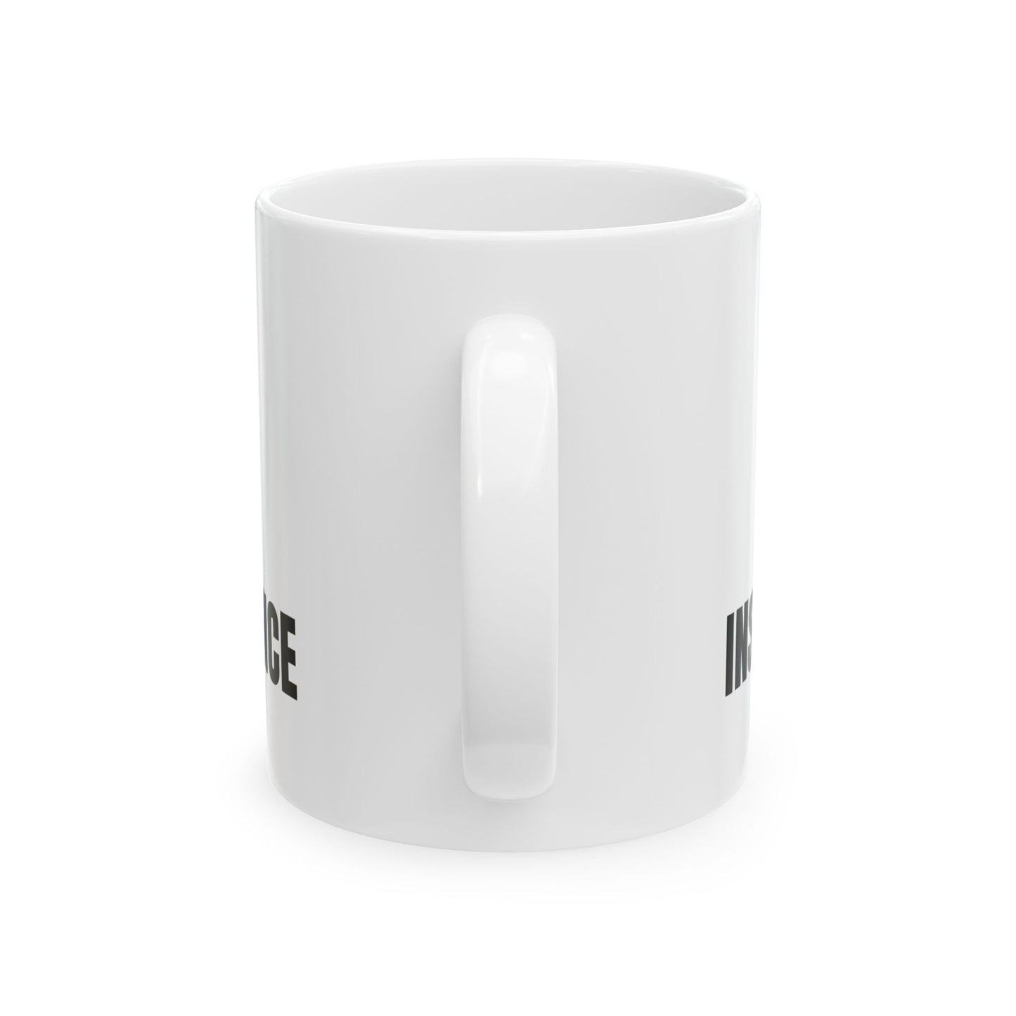 Printify Mug 11oz I love insurance ceramic 11 oz coffee mug for insurance agents insurance adjusters and insurance claims adjusters