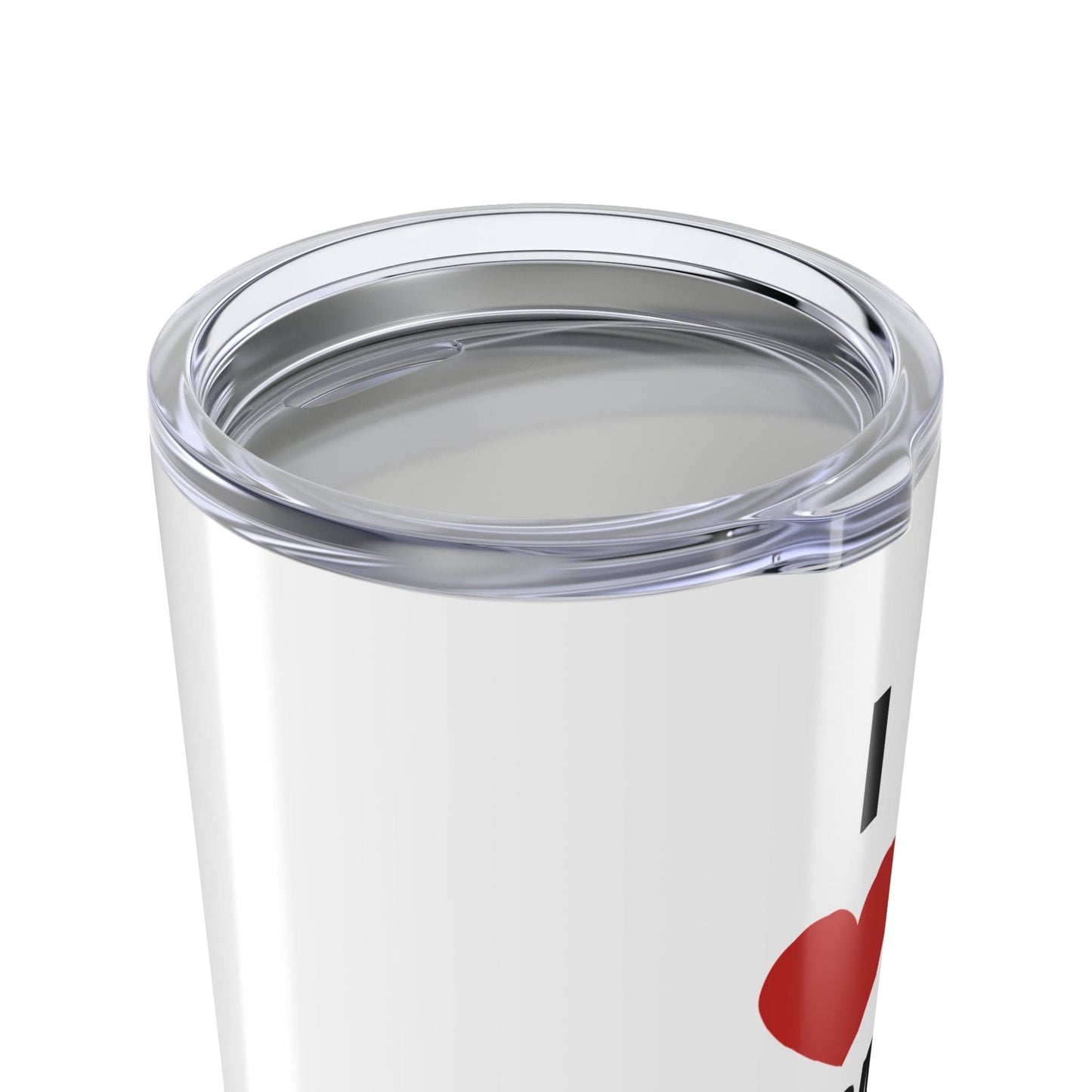 Printify Mug 20oz I love Insurance Tumbler 20oz with lid for insurance agents, adjusters and underwriters