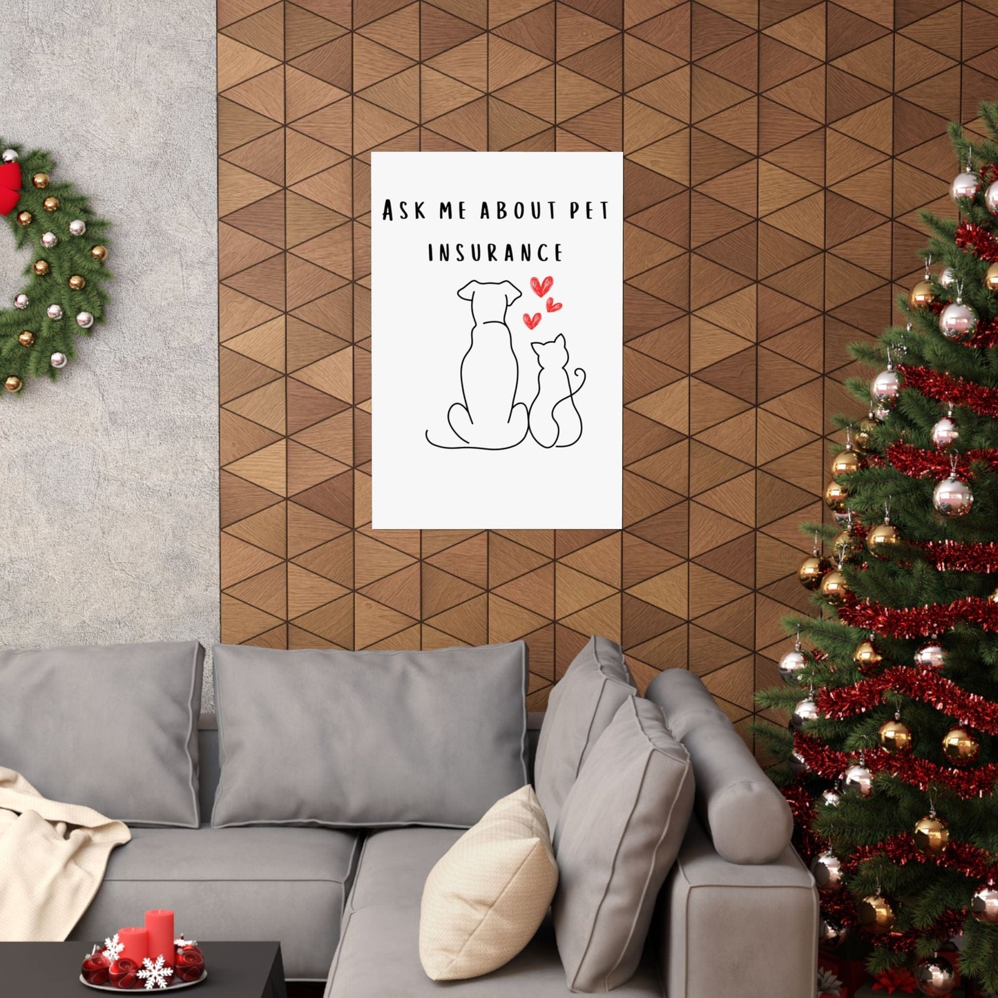 Printify Poster 24″ x 36″ / Matte Pet Insurance Agent Poster Sell More Pet Insurance