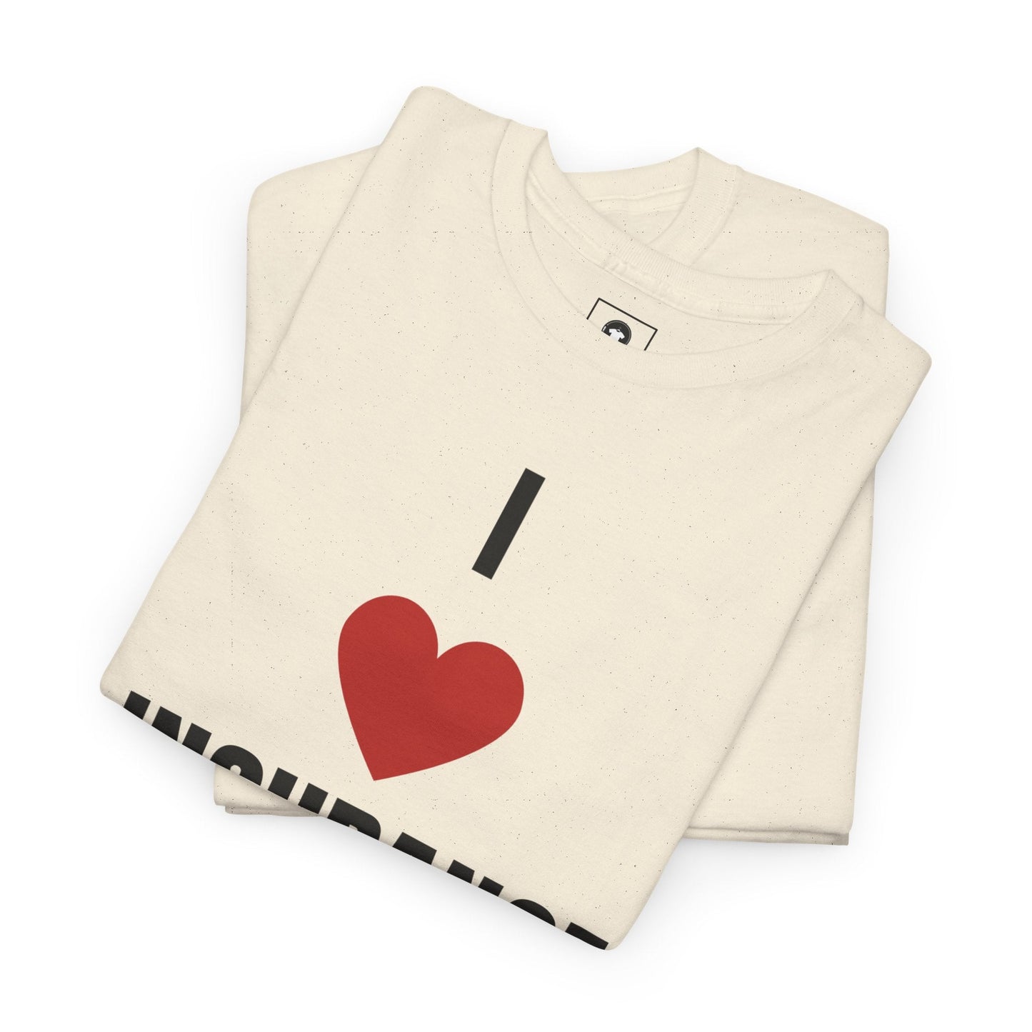 Printify T-Shirt I love Insurance T shirt for Insurance Agents, Underwriters and claims adjusters