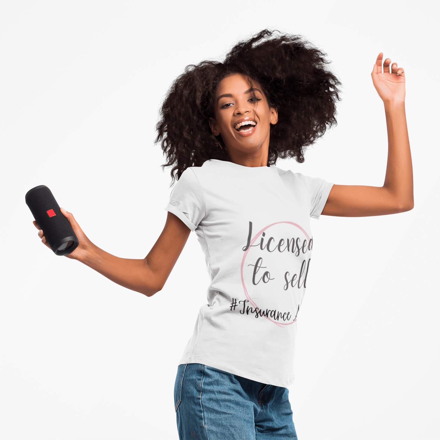 Printify T-Shirt Licensed to Sell Insurance Agent Women's Favorite Tee