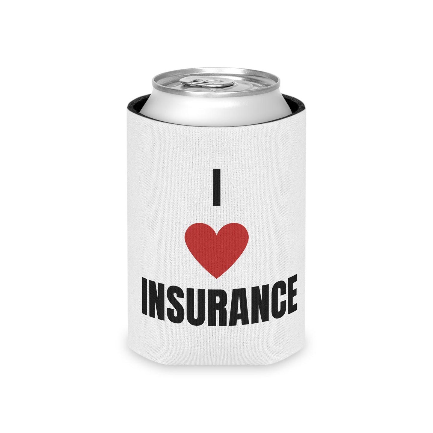Printify Accessories Regular Can I Love Insurance Can Cooler Great Gift