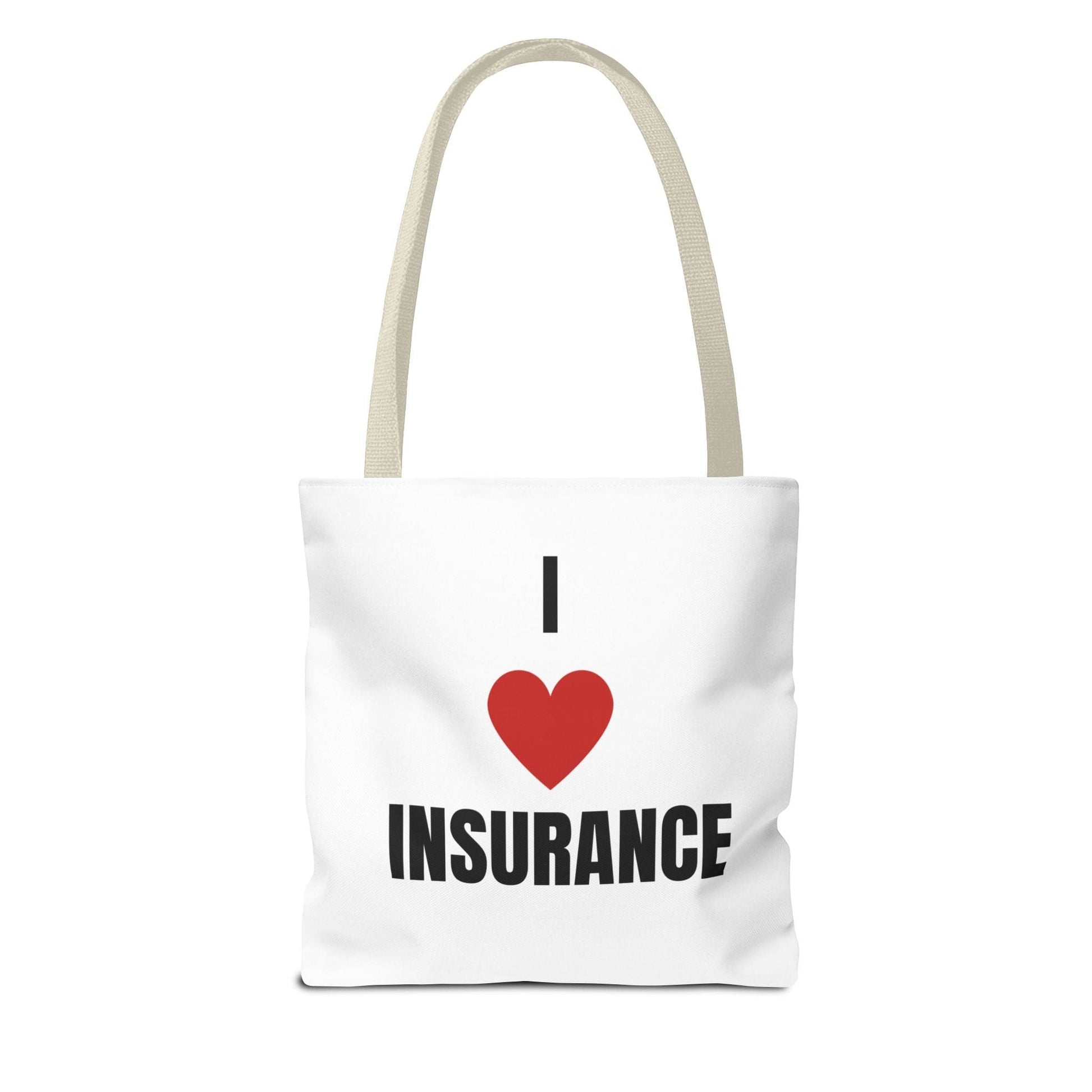 Printify Bags I Love insurance all purpose tote bag for insurance professionals