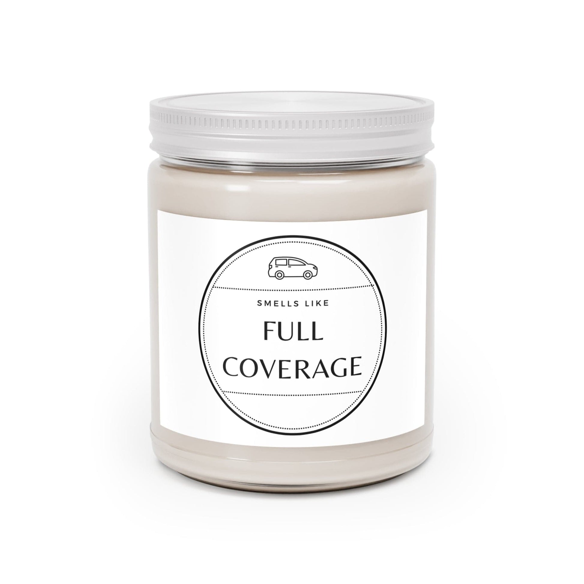 Printify Home Decor Comfort Spice / One size Smells Like Full Coverage Candle the most elusive scent Insurance Agent Joke Candle