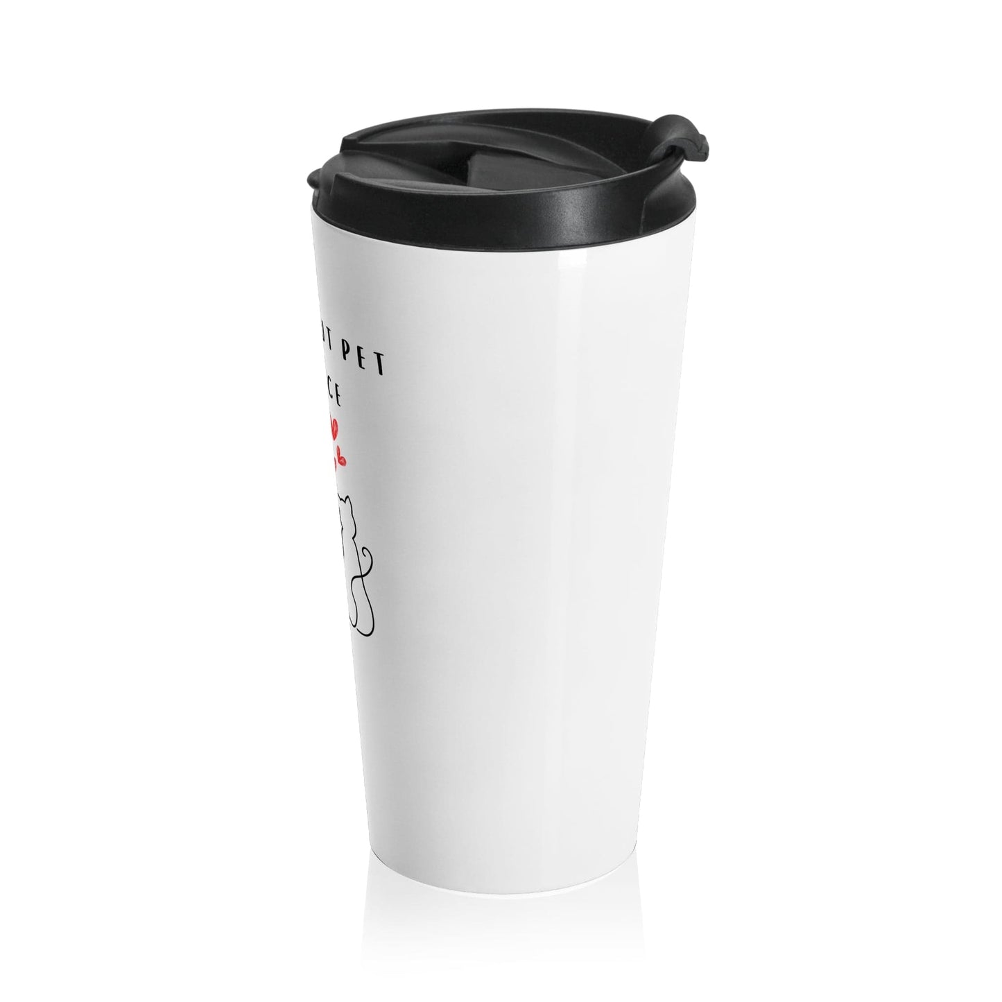 Printify Mug 15oz Ask me about Pet Insurance Travel Mug For insurance agents