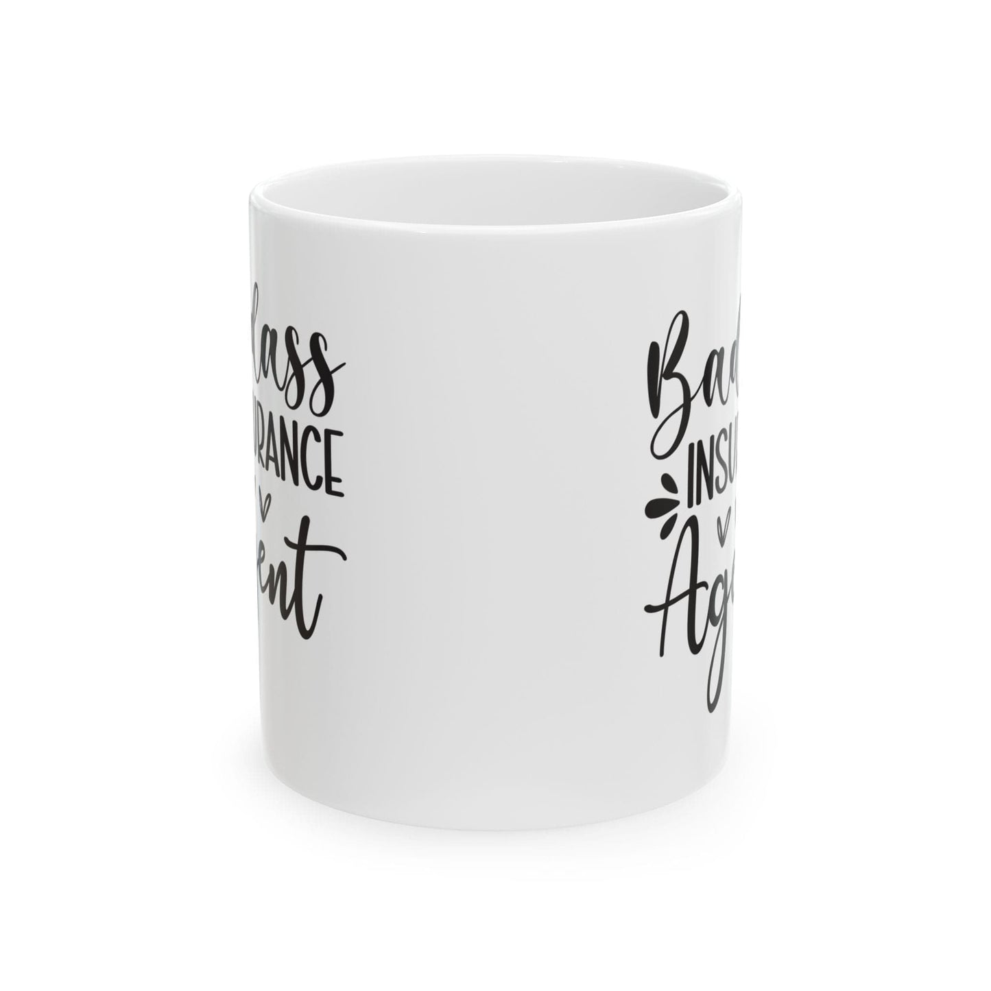 Printify Mug 11oz Bad a** Insurance Agent Ceramic Mug 11oz
