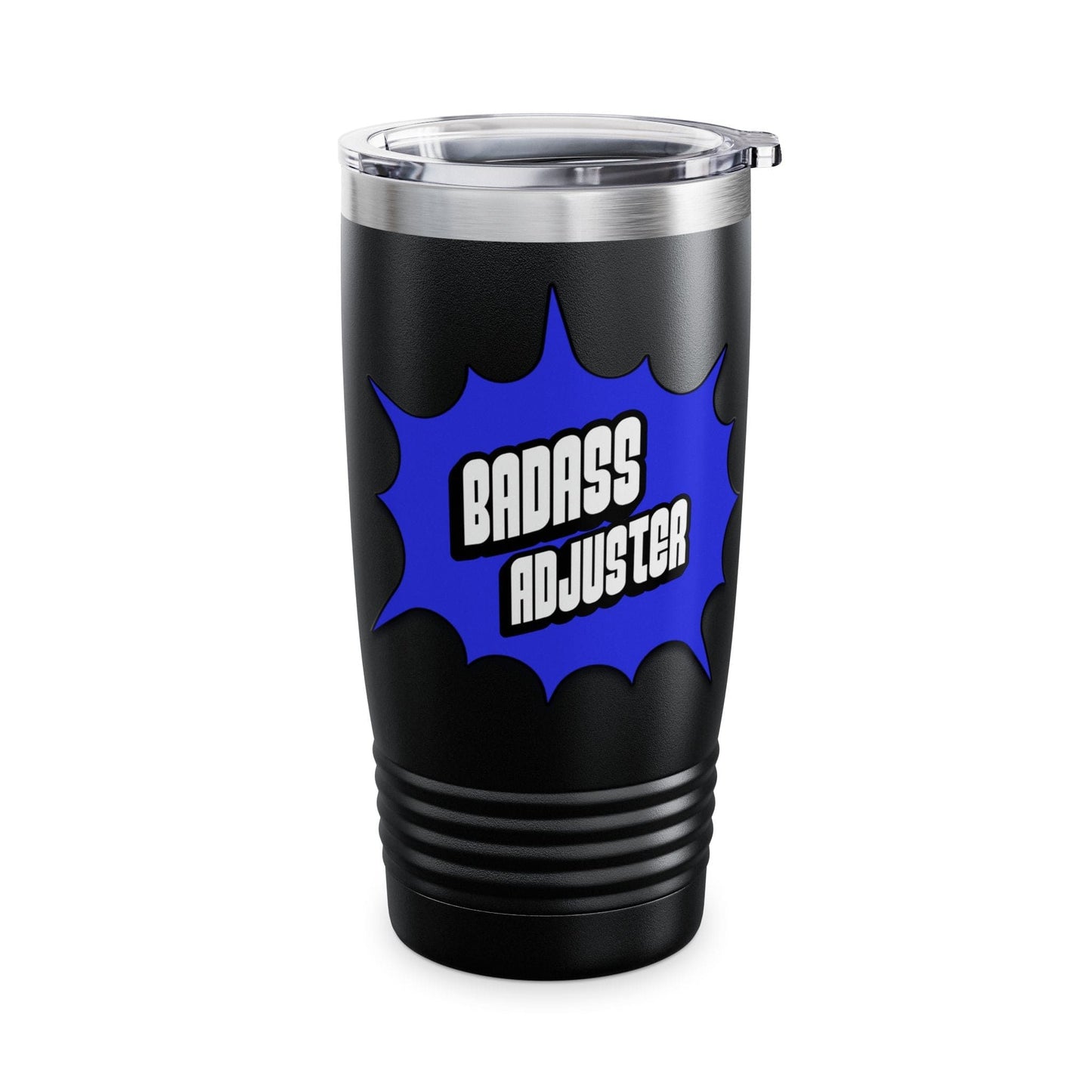 Printify Mug Steel / 20oz Badass Adjuster 20oz Ringneck Tumbler - Durable Travel Mug for Cool Vibes