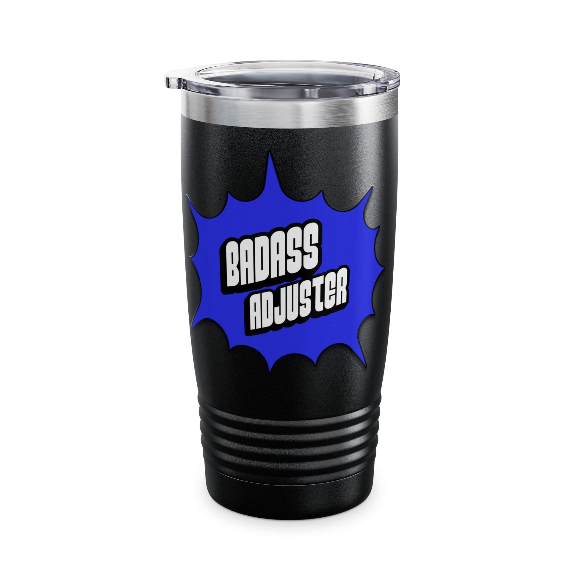 Printify Mug Badass Adjuster 20oz Ringneck Tumbler - Durable Travel Mug for Cool Vibes