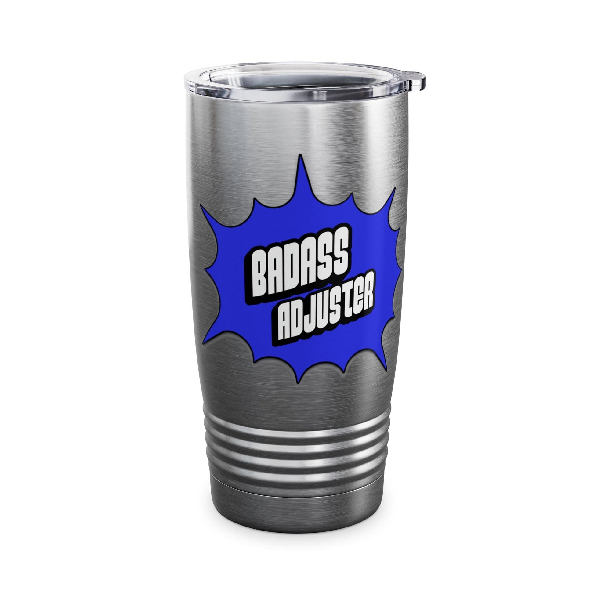 Printify Mug Badass Adjuster 20oz Ringneck Tumbler - Durable Travel Mug for Cool Vibes