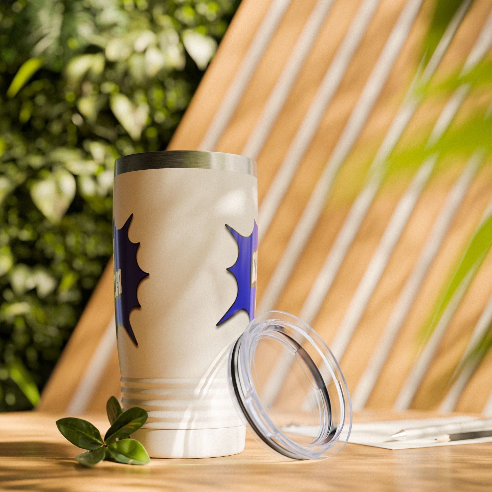 Printify Mug Badass Adjuster 20oz Ringneck Tumbler - Durable Travel Mug for Cool Vibes