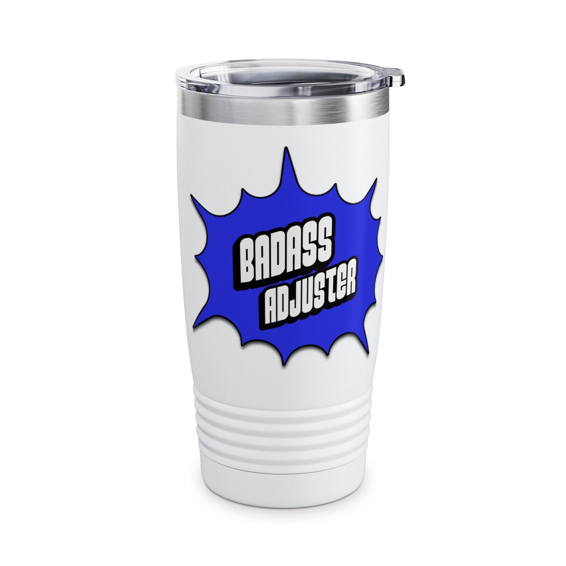 Printify Mug Badass Adjuster 20oz Ringneck Tumbler - Durable Travel Mug for Cool Vibes