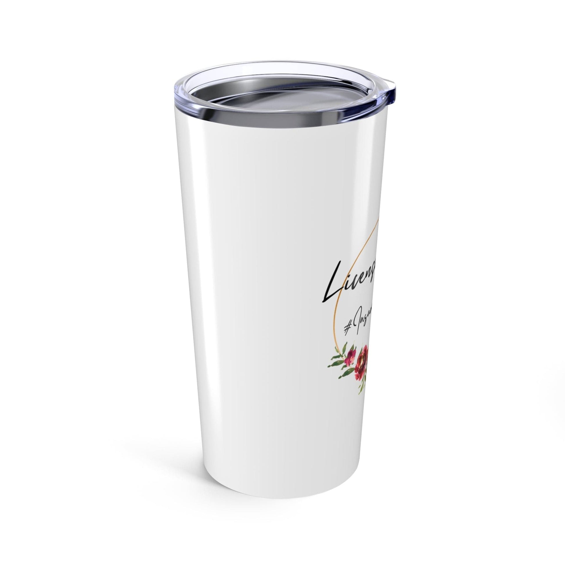 Printify Mug 20oz Floral Design Licensed to Sell Insurance Agent Tumbler 20oz