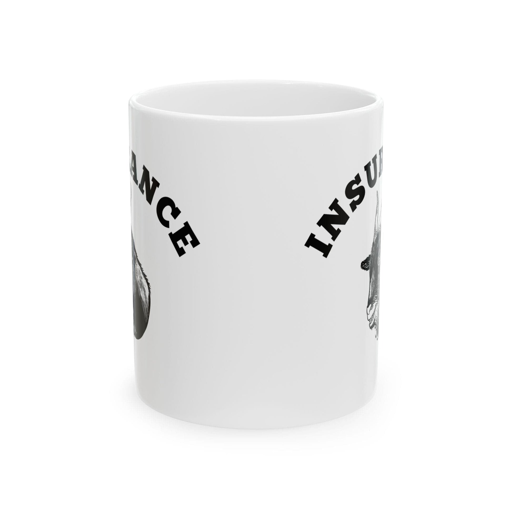 Printify Mug Goat of Insurance Ceramic Mug, (11oz, 15oz)