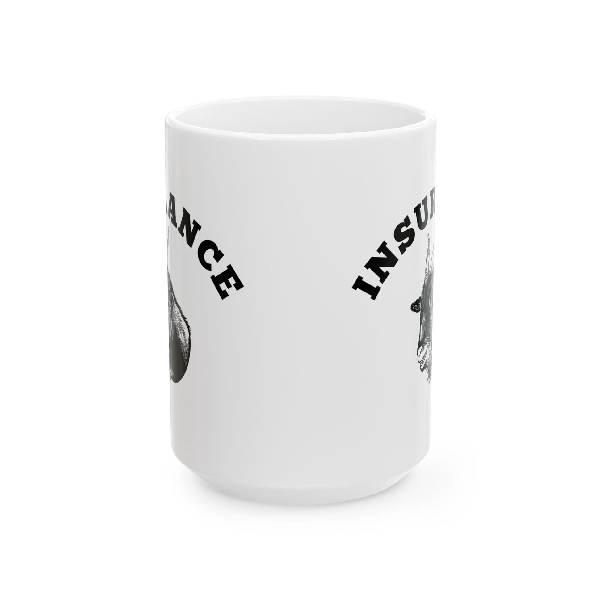 Printify Mug Goat of Insurance Ceramic Mug, (11oz, 15oz)