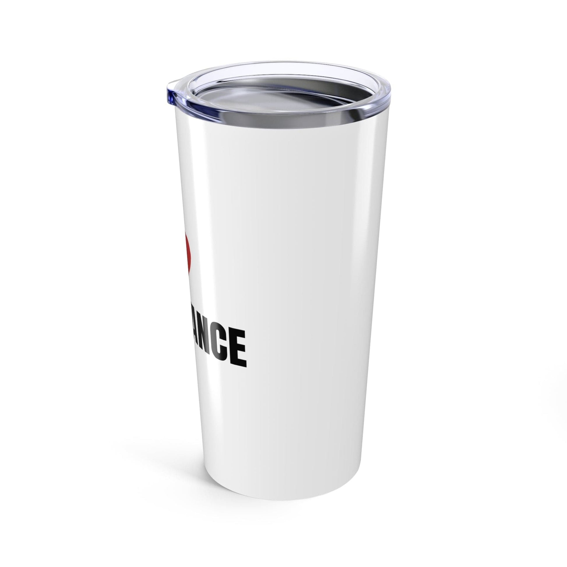 Printify Mug 20oz I love Insurance Tumbler 20oz with lid for insurance agents, adjusters and underwriters