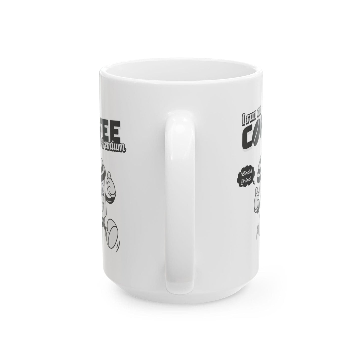 Printify Mug 15oz I run on coffee and premium insurance agent mug 15 oz large