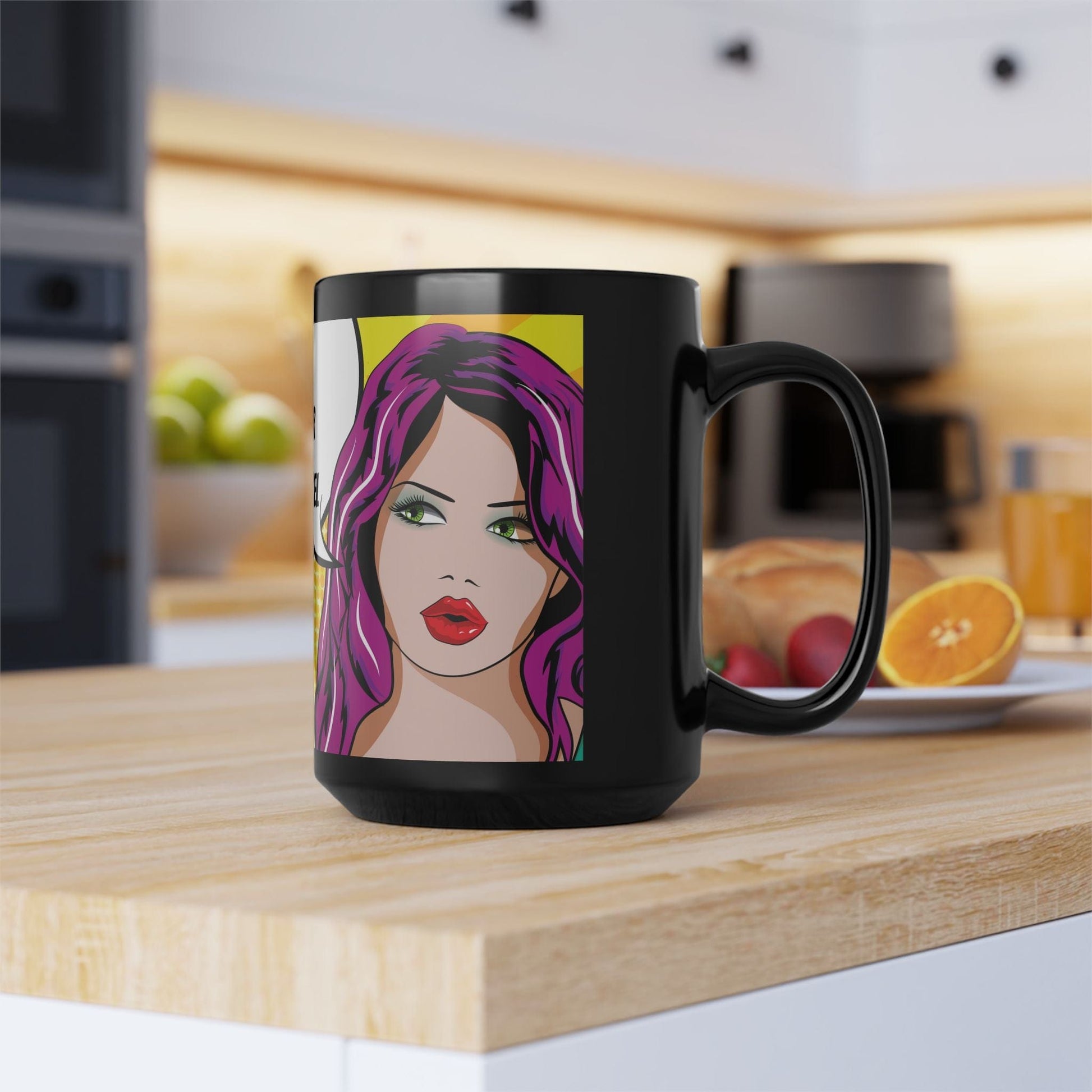 Printify Mug 15oz Pay Your Bill and Your Insurance Won't Cancel" - Perfect Gift for Insurance agents Black Coffee Mug 15 oz