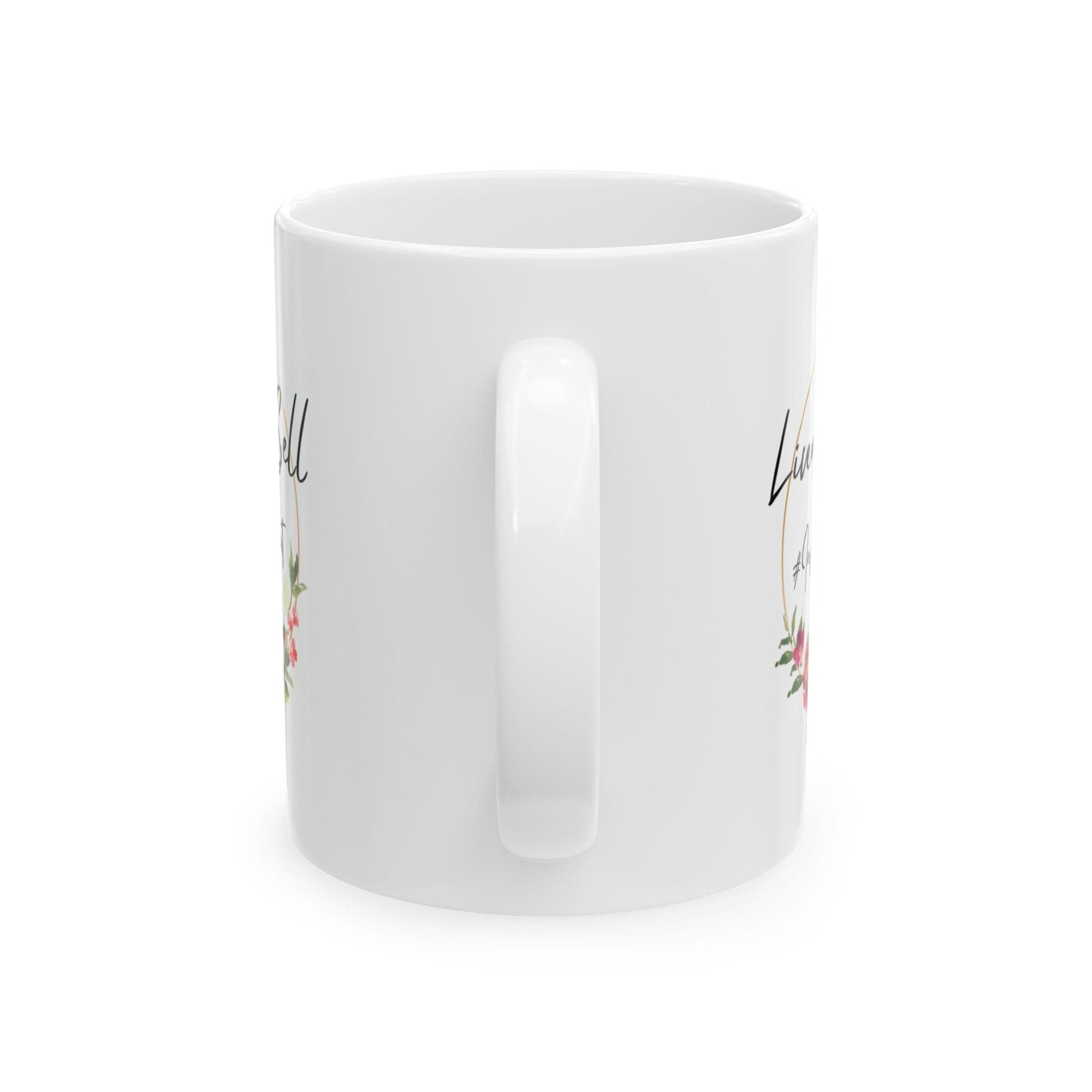 Printify Mug 11oz Pretty Floral Licensed to Sell Insurance Agent Ceramic Mug 11oz