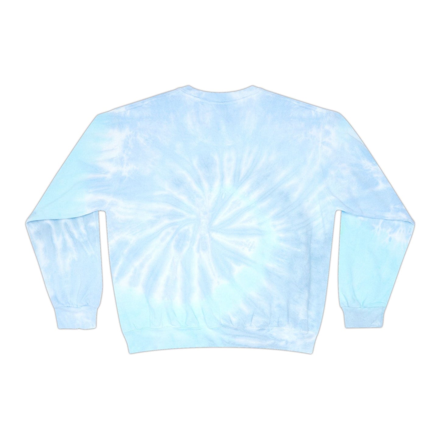 Printify Sweatshirt Go Fund Me is not Life Insurance Unisex Tie-Dye Sweatshirt
