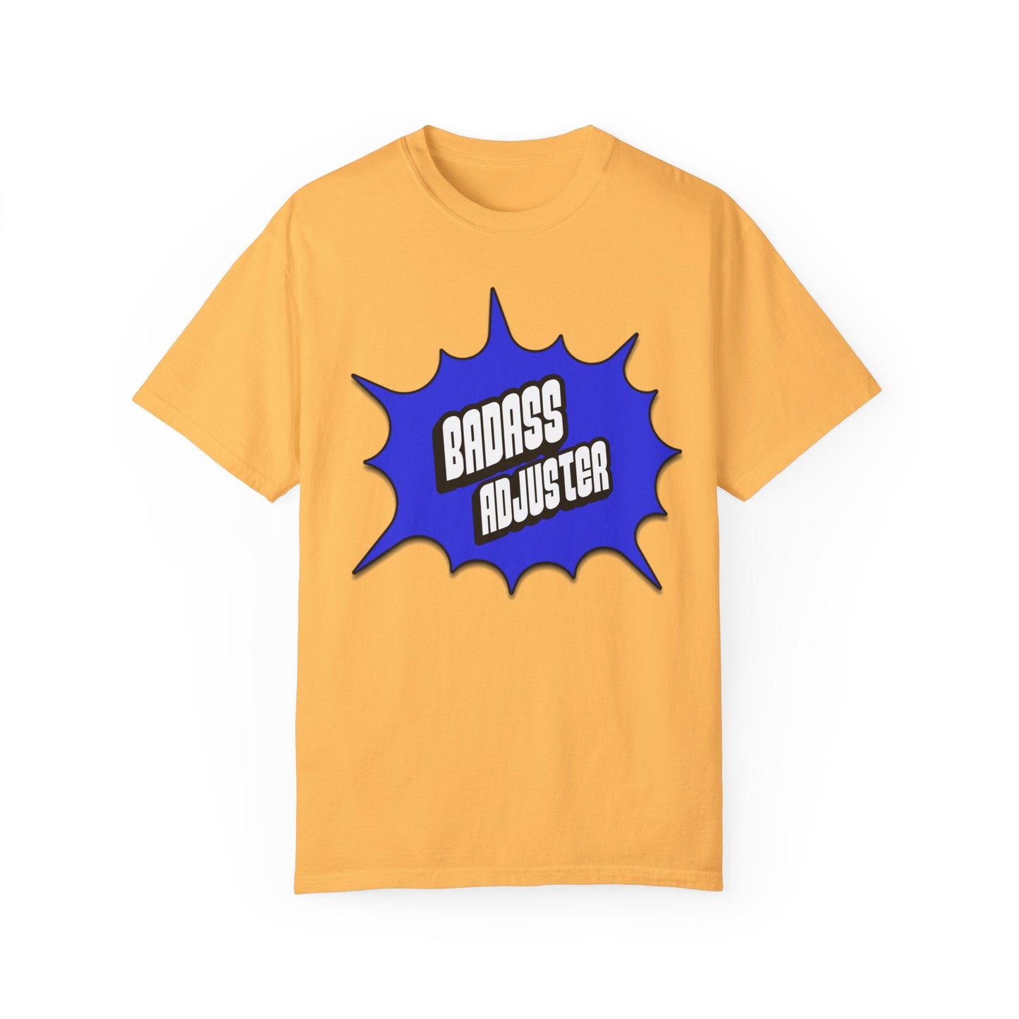 Printify T-Shirt Citrus / S Badass Adjuster Comic Book Style Unisex Garment-Dyed T-Shirt