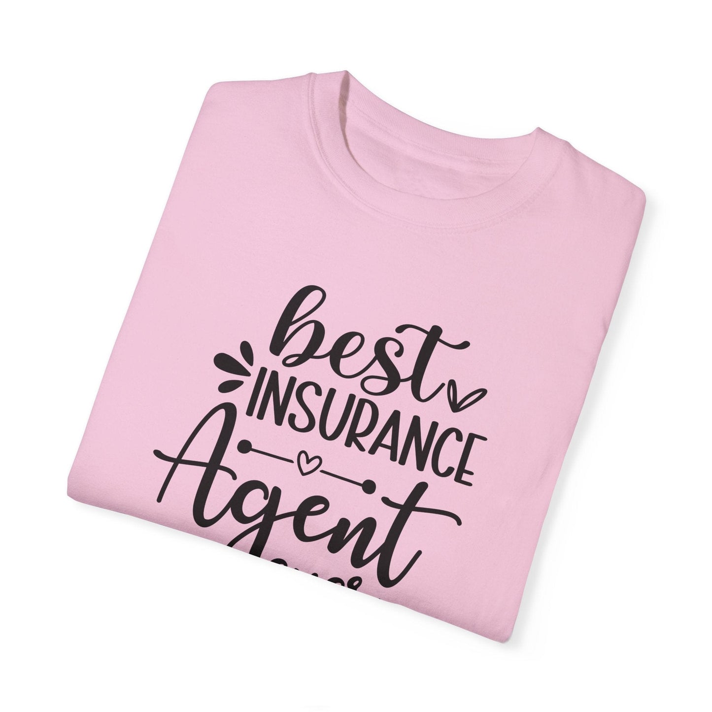 Printify T-Shirt Best Insurance Agent Ever T Shirt Pastel Comfort Colors Short Sleeve Womens