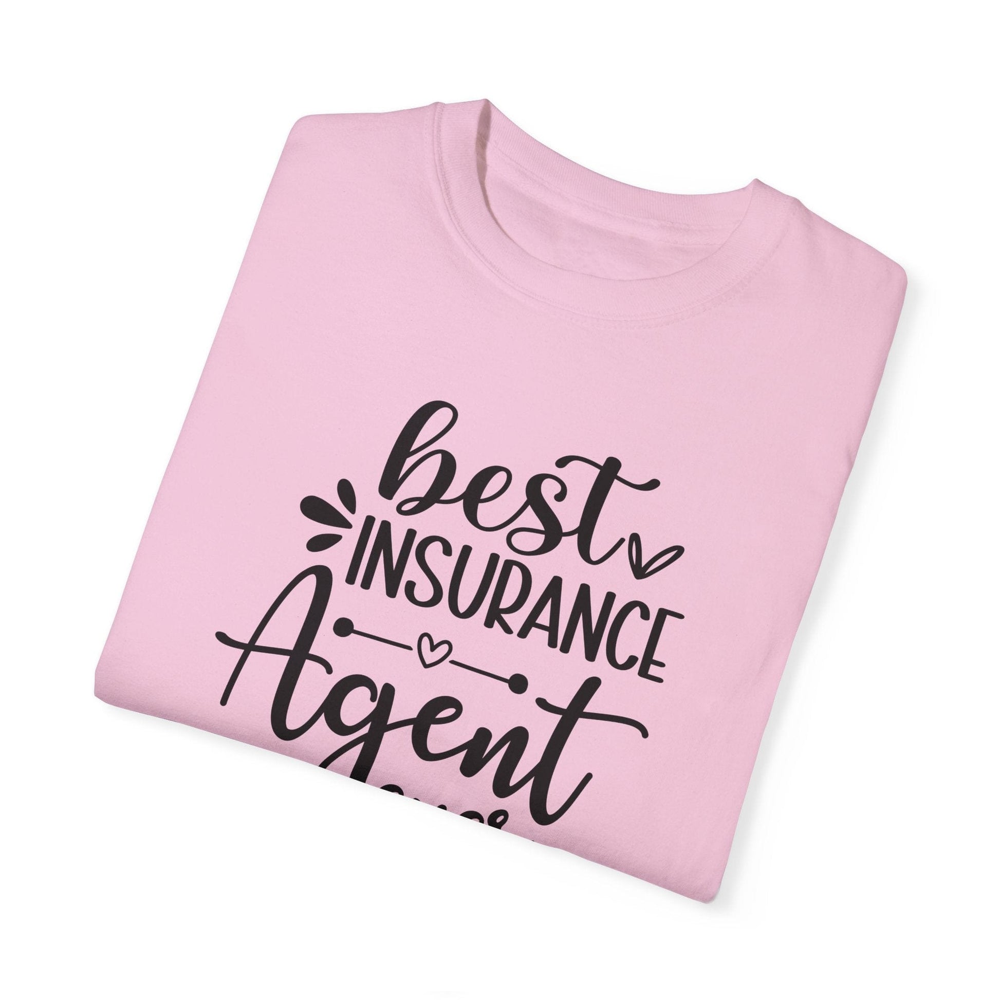 Printify T-Shirt Best Insurance Agent Ever T Shirt Pastel Comfort Colors Short Sleeve Womens