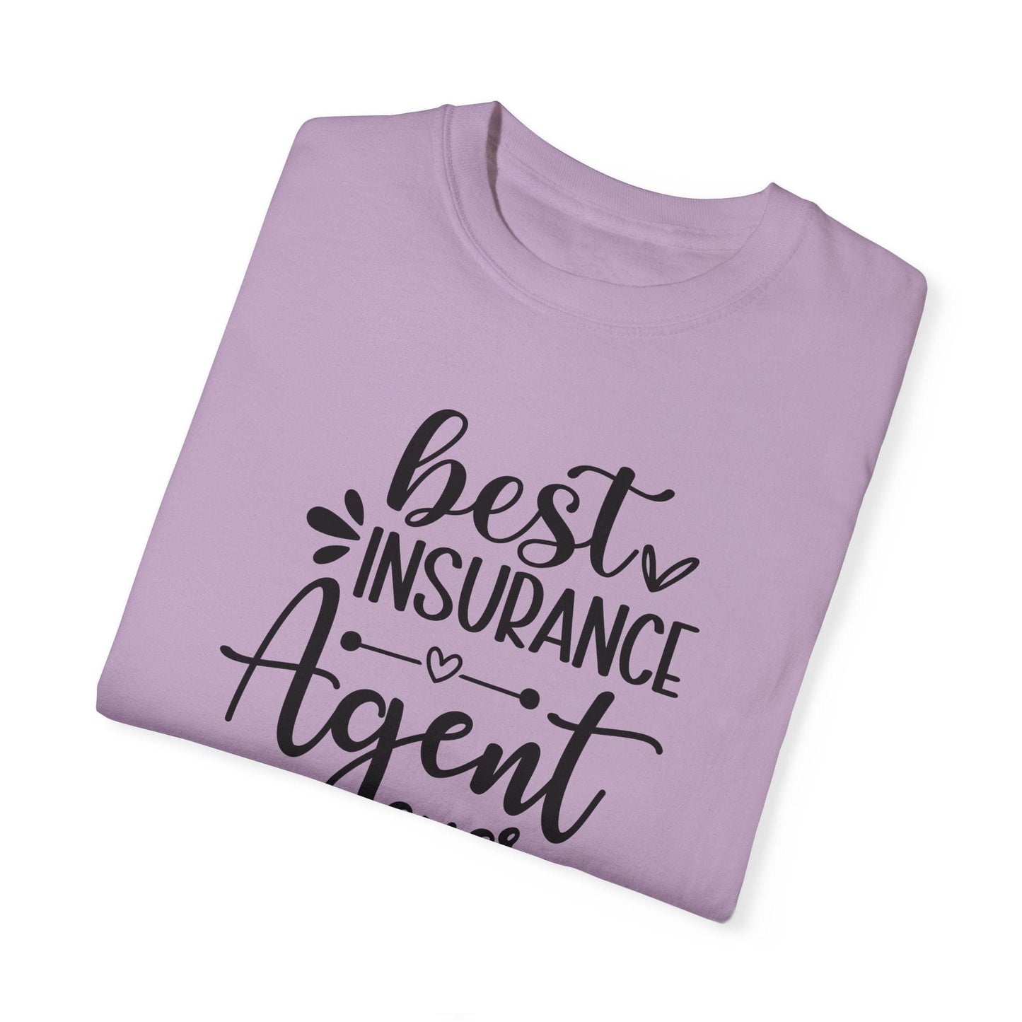 Printify T-Shirt Best Insurance Agent Ever T Shirt Pastel Comfort Colors Short Sleeve Womens