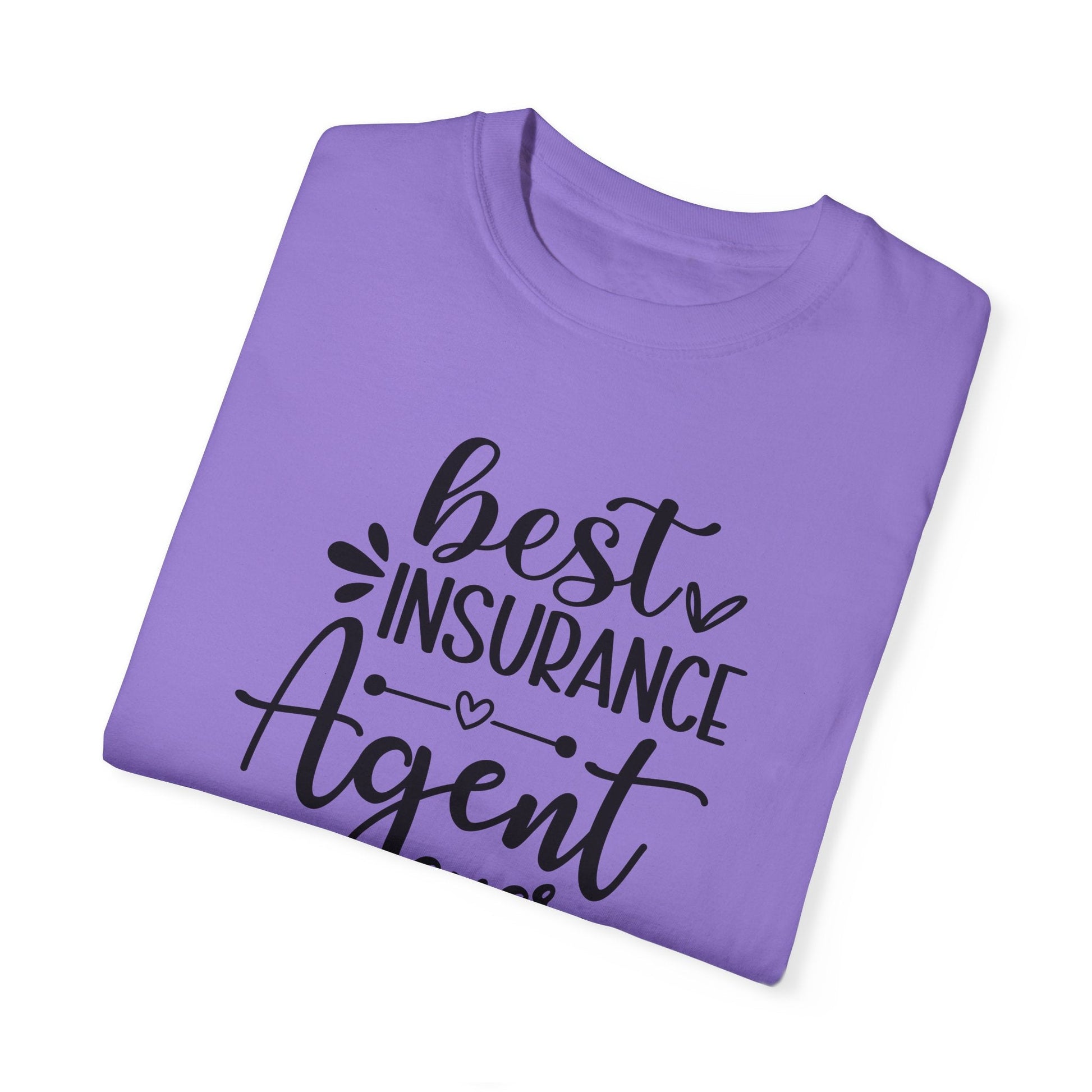 Printify T-Shirt Best Insurance Agent Ever T Shirt Pastel Comfort Colors Short Sleeve Womens