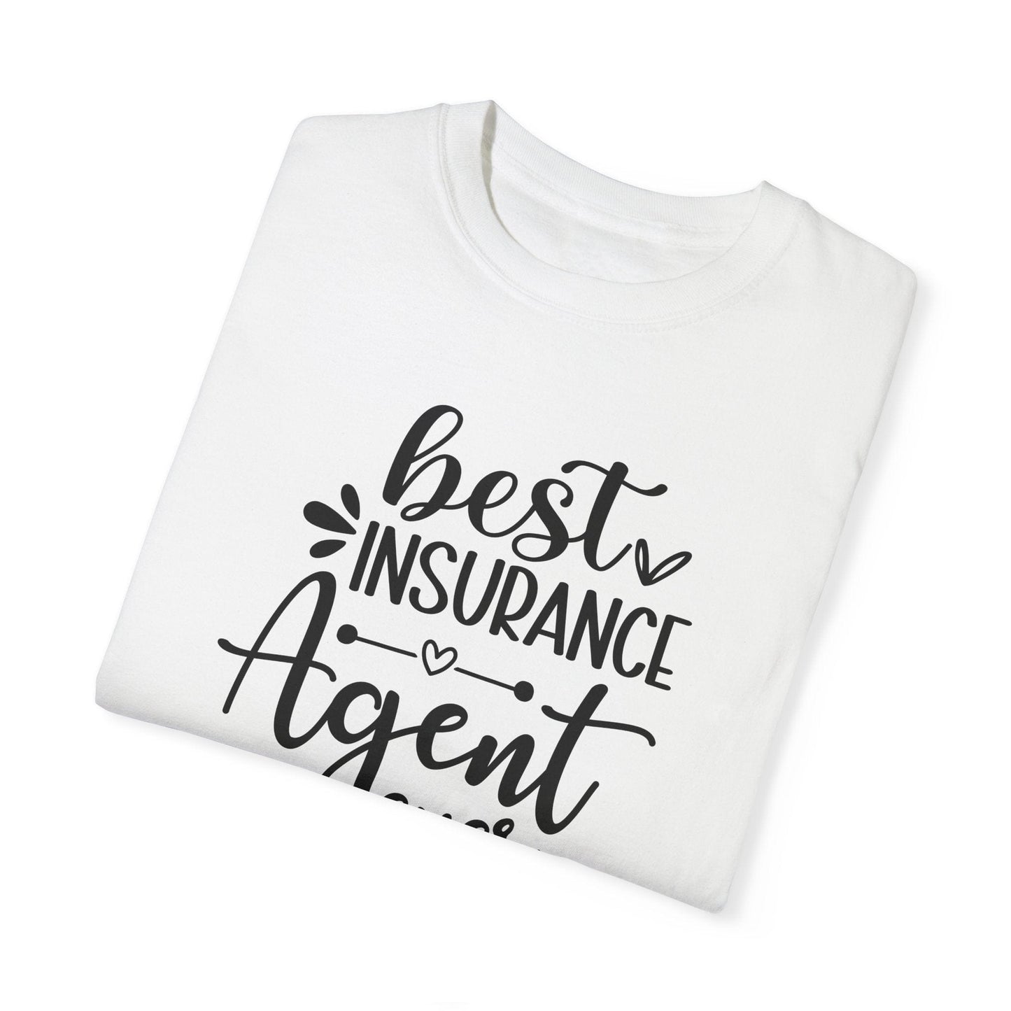 Printify T-Shirt Best Insurance Agent Ever T Shirt Pastel Comfort Colors Short Sleeve Womens
