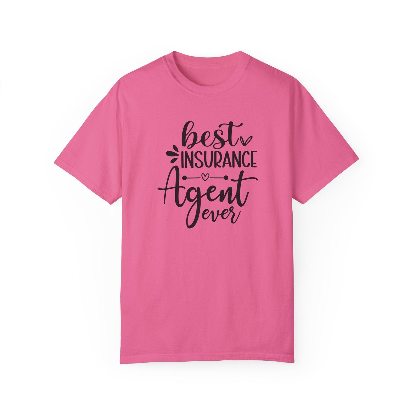 Printify T-Shirt Crunchberry / S Best Insurance Agent Ever T Shirt Pastel Comfort Colors Short Sleeve Womens
