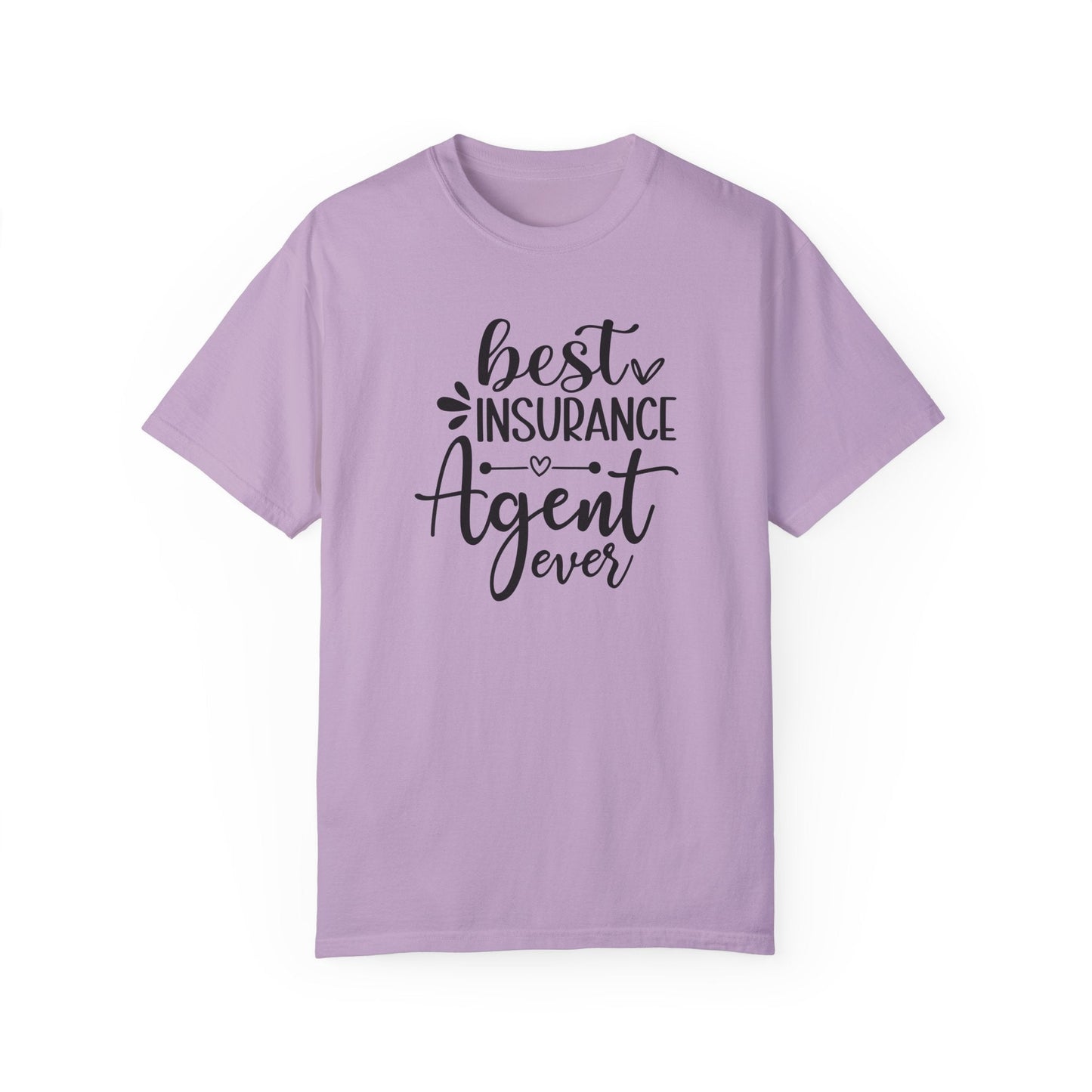 Printify T-Shirt Orchid / S Best Insurance Agent Ever T Shirt Pastel Comfort Colors Short Sleeve Womens