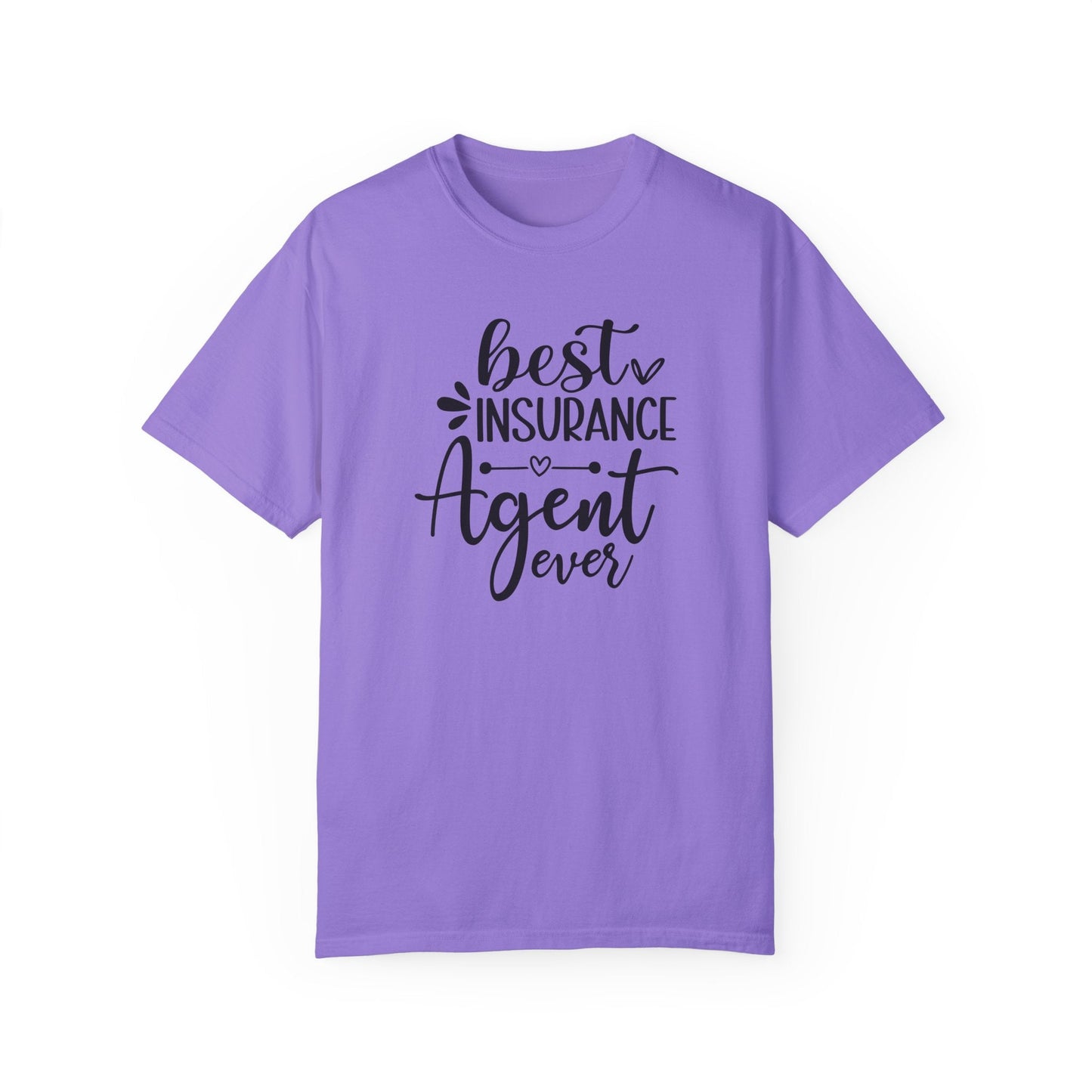Printify T-Shirt Violet / S Best Insurance Agent Ever T Shirt Pastel Comfort Colors Short Sleeve Womens