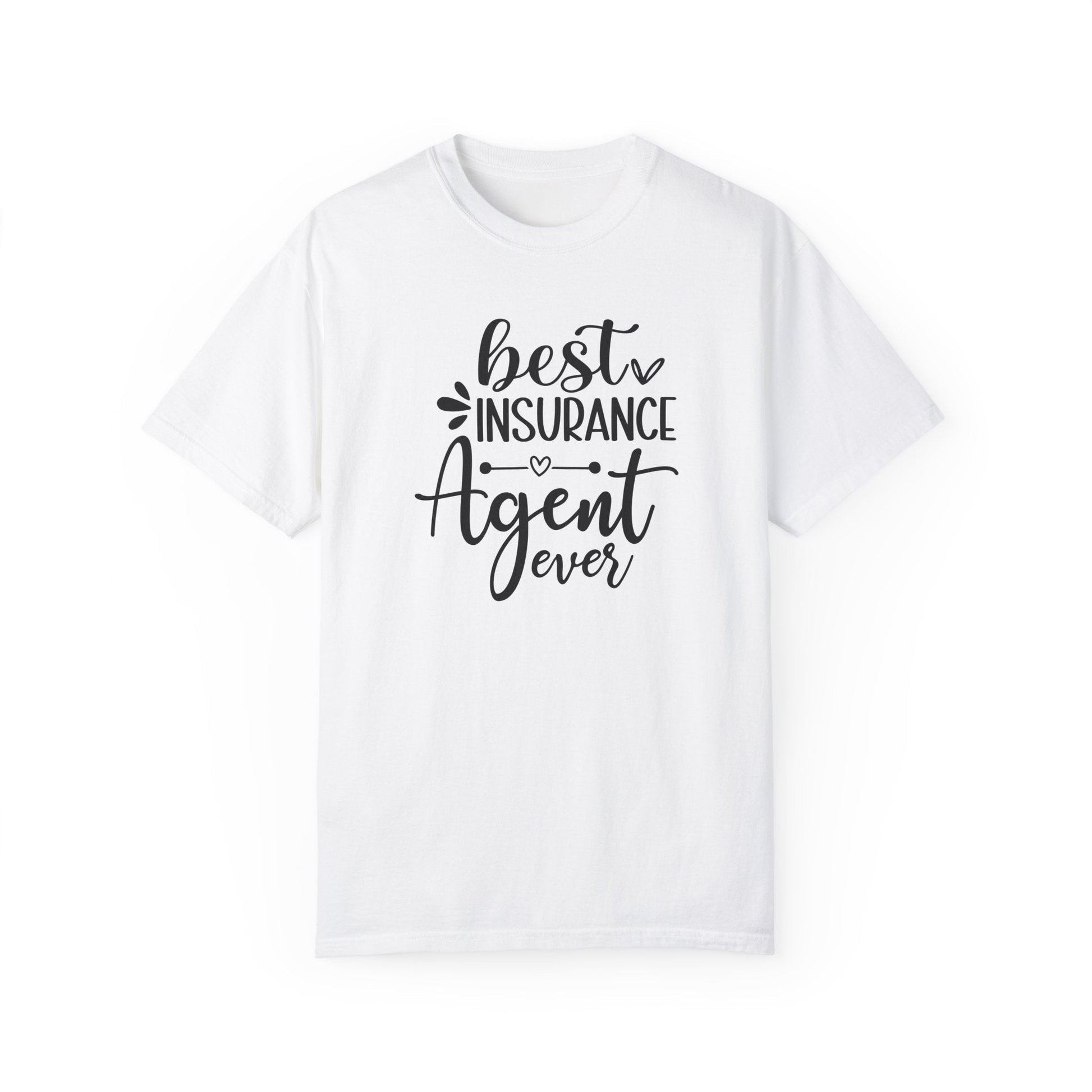 Printify T-Shirt White / S Best Insurance Agent Ever T Shirt Pastel Comfort Colors Short Sleeve Womens