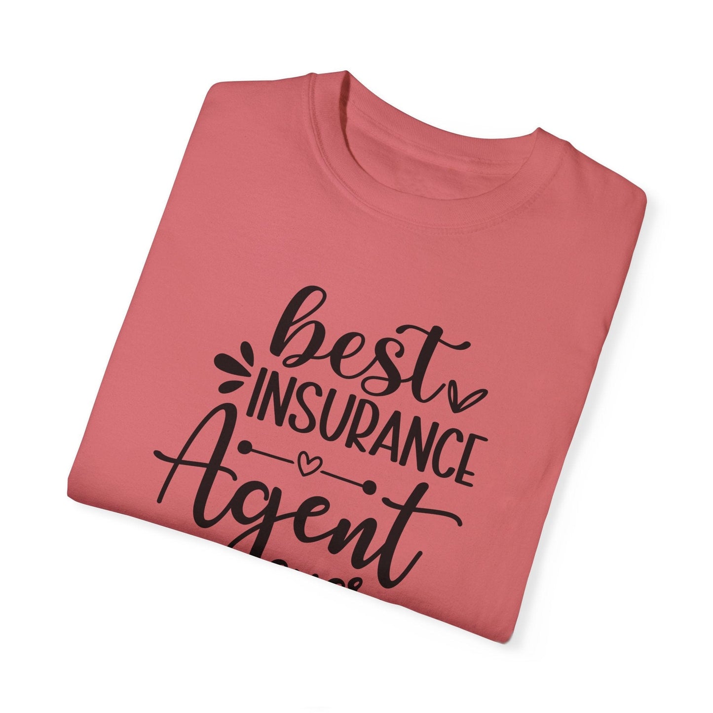Printify T-Shirt Best Insurance Agent Ever T Shirt Pastel Comfort Colors Short Sleeve Womens