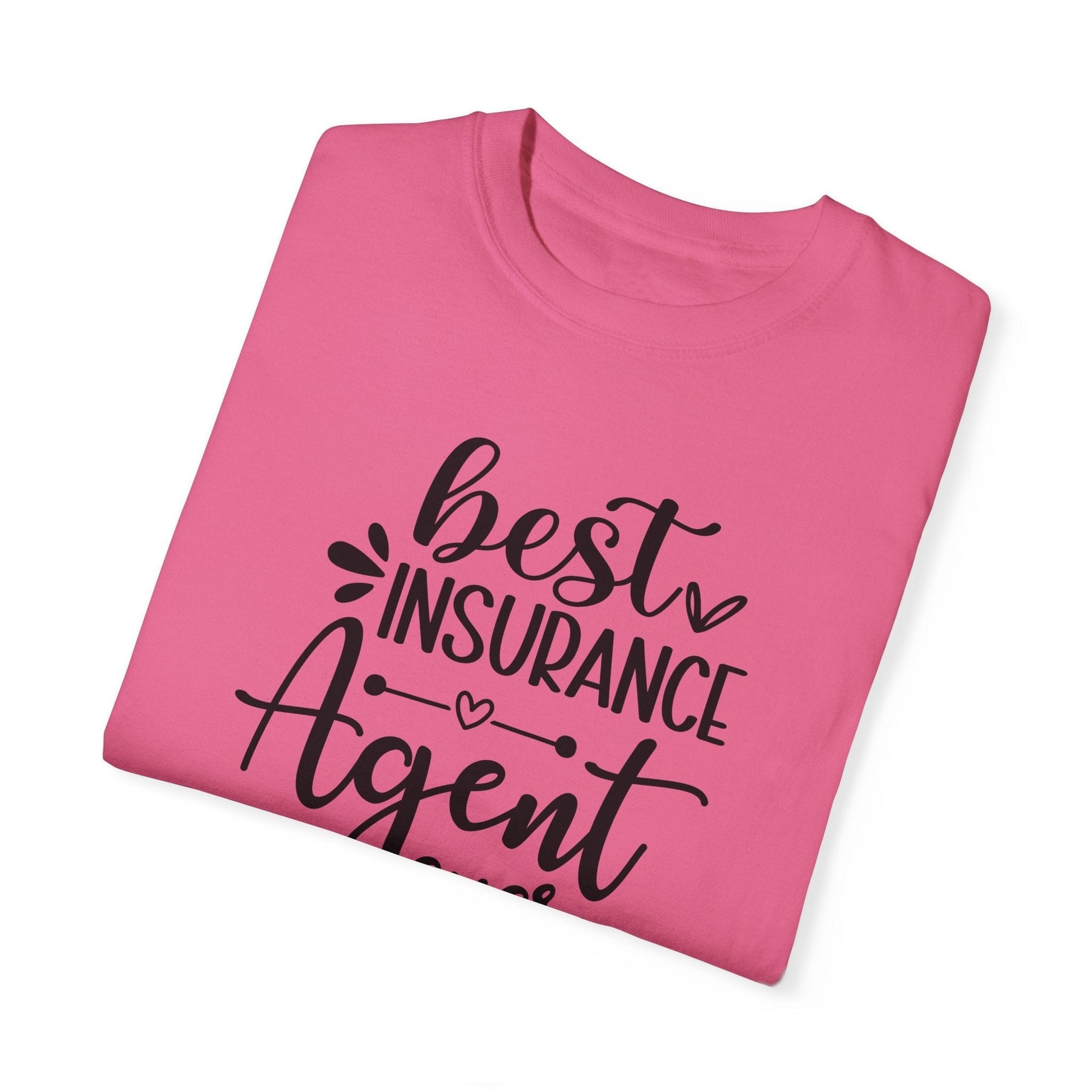 Printify T-Shirt Best Insurance Agent Ever T Shirt Pastel Comfort Colors Short Sleeve Womens