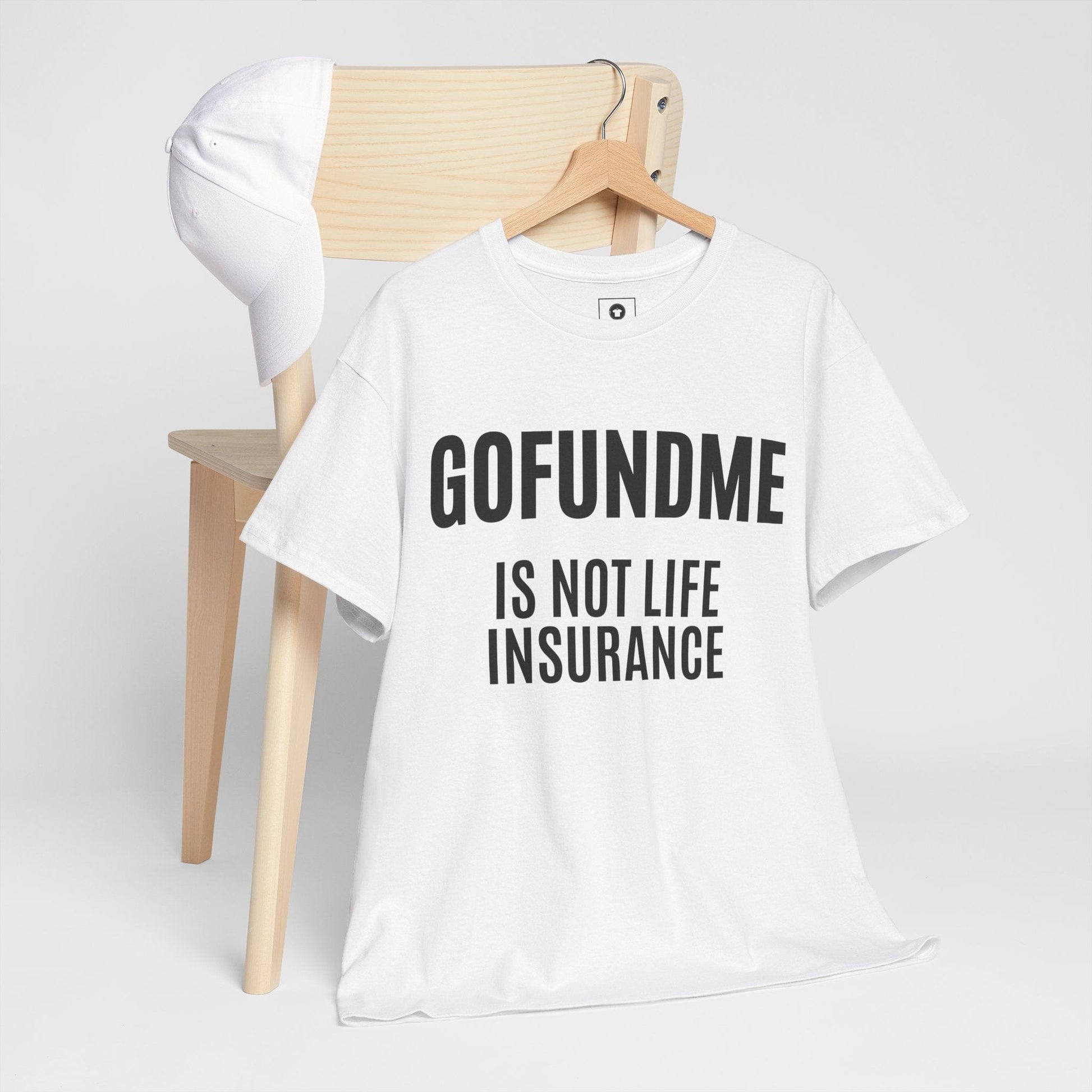 Printify T-Shirt Go Fund Me is not Life Insurance Womens Personalized T Shirt Funny Insurance Agent Gift