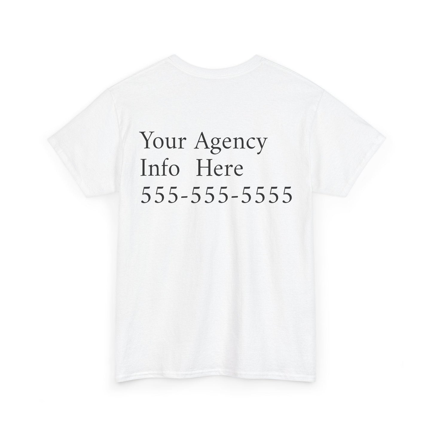Printify T-Shirt White / S Go Fund Me is not Life Insurance Womens Personalized T Shirt Funny Insurance Agent Gift